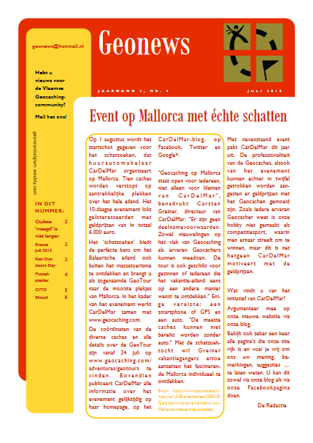 cover Geonews - juli 2013